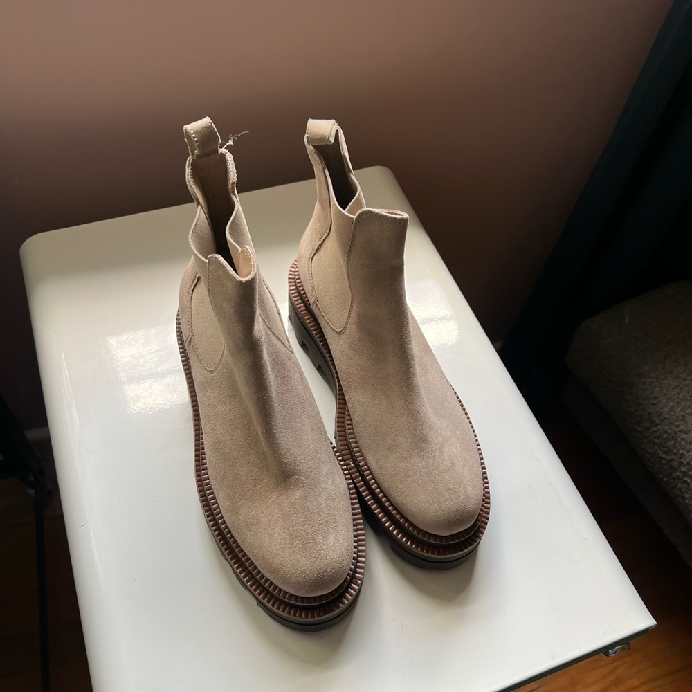 Diba True Suede Chelsea Boots with Lug Soles - Picture 2 of 8